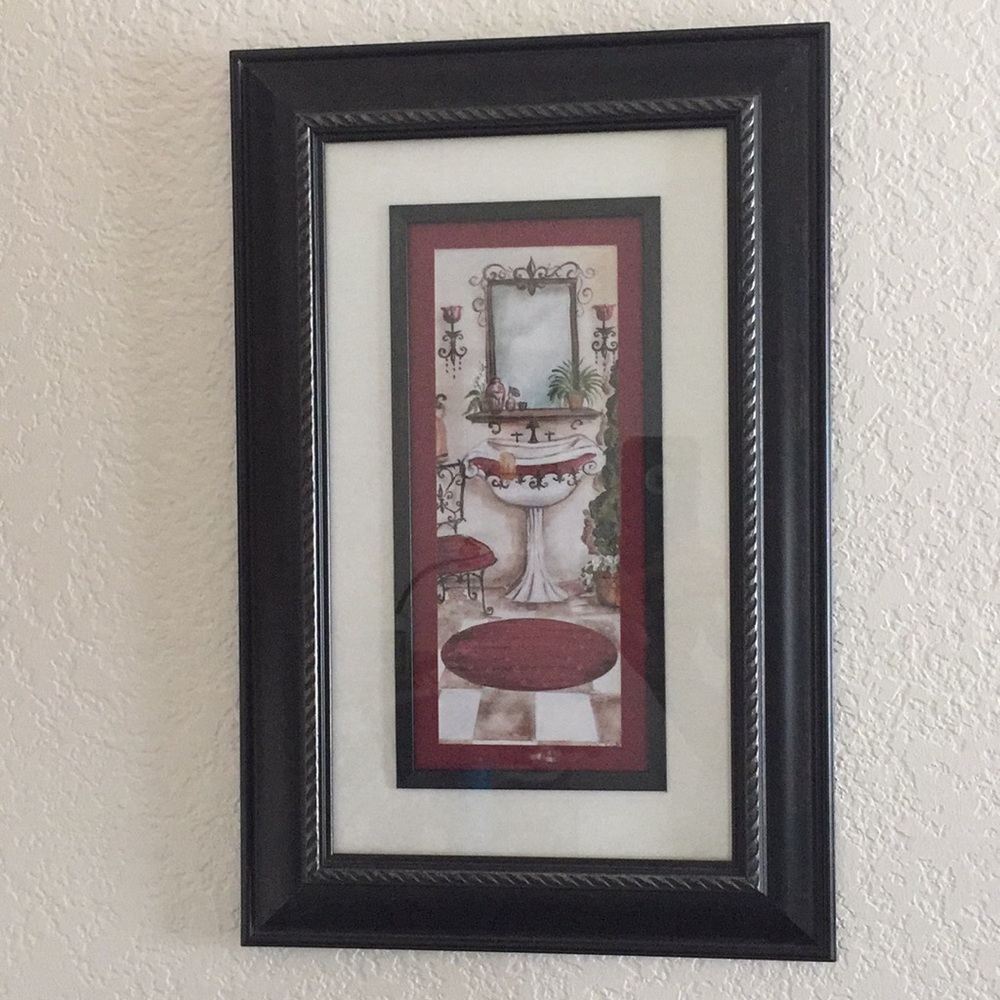 Bathroom wall art